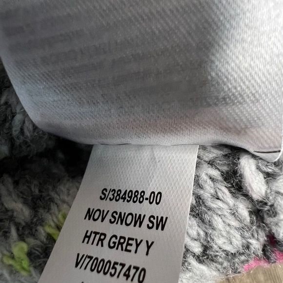 GAP Kids Festive Sweater - Gray, Red, Green, Pink - Picture 6 of 9